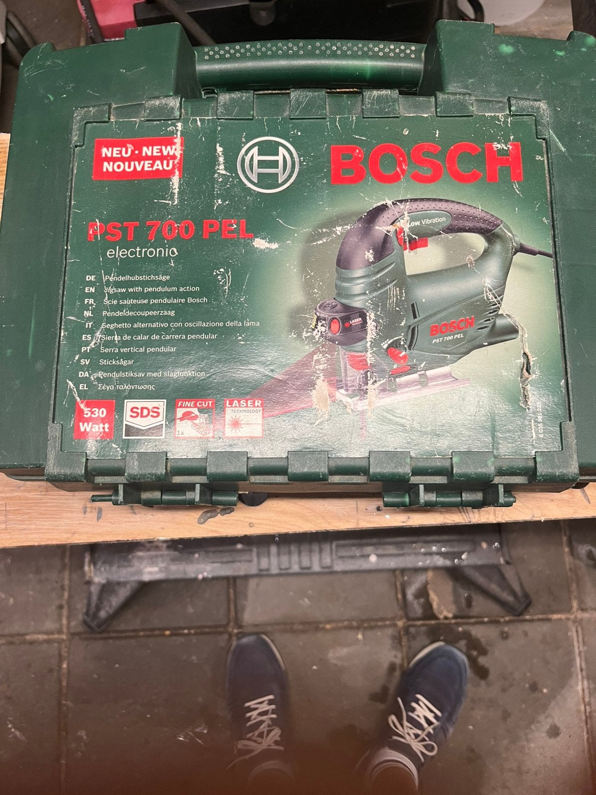 Bosch decoupeerzaag, Doe-het-zelf en Verbouw, Gereedschap | Boormachines, Ophalen of Verzenden, Gebruikt, Boormachine