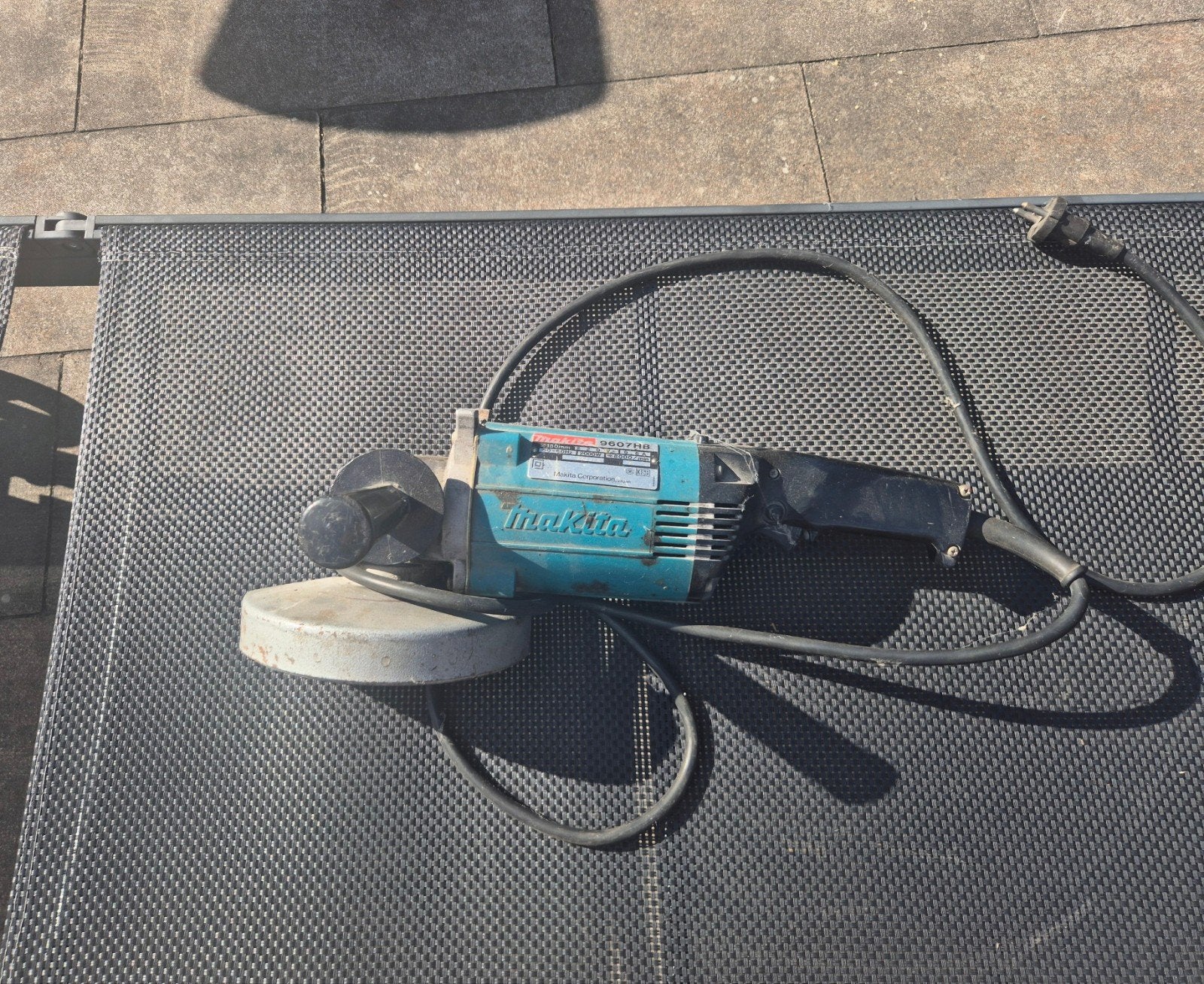 Makita Haakse Slijper - 9607HB, Ophalen of Verzenden, Gebruikt, Haakse handslijpmachine