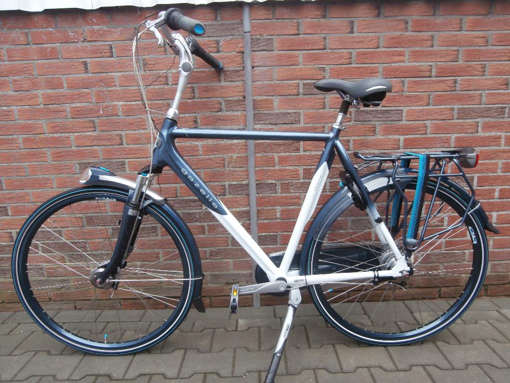 ALS NIEUWE Gazelle Montreux heren 61 cm. met 8 versnellingen, Ophalen, Versnellingen, Zo goed als nieuw, 61 tot 65 cm