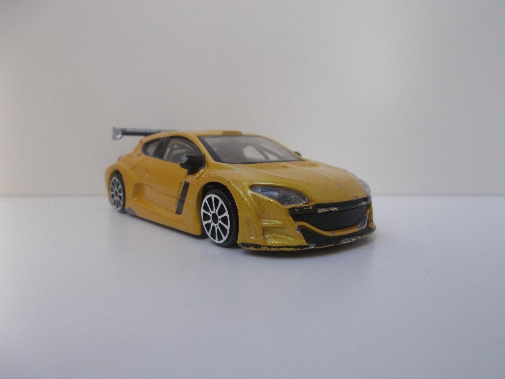 6297 Renault Mégane Trophy Bburago (Burago) 1:43, Hobby en Vrije tijd, Modelauto's | 1:43, Ophalen of Verzenden, Gebruikt, Auto