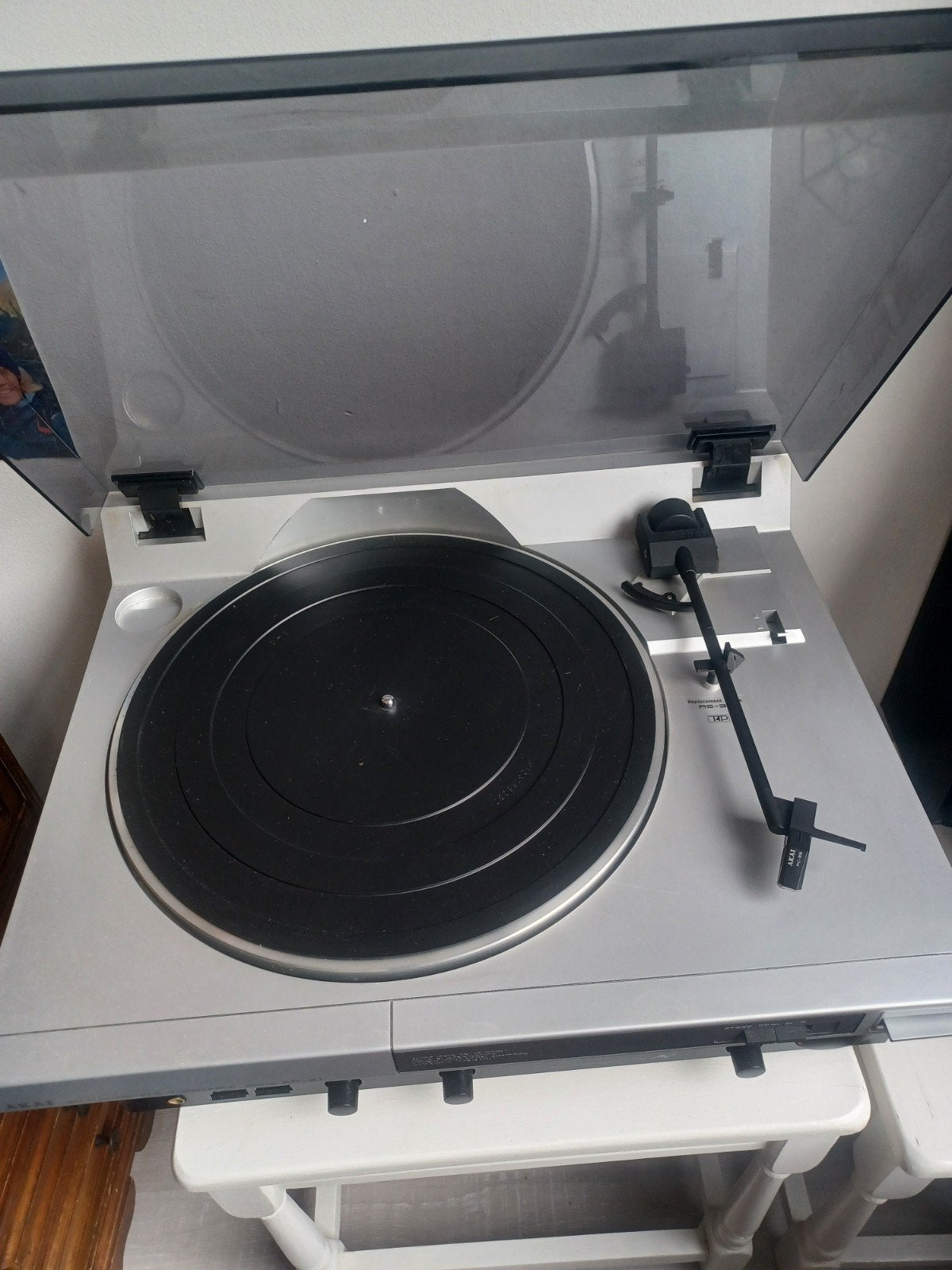 Akai AP-X1 Platenspeler + Kenwood versterker + Sony speakers, Ophalen, Gebruikt, Akai