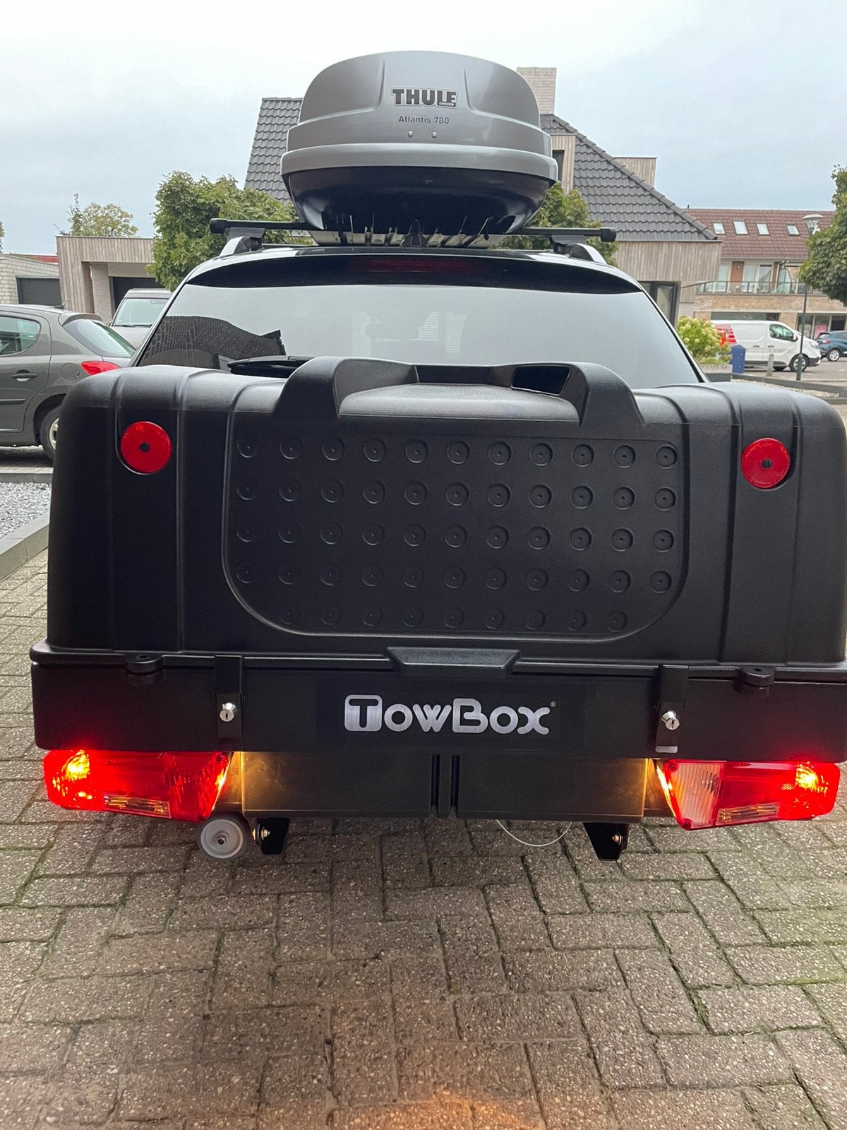 **TE HUUR** Trekhaak- dakkoffers, Auto diversen, Dakkoffers, Ophalen of Verzenden, Zo goed als nieuw