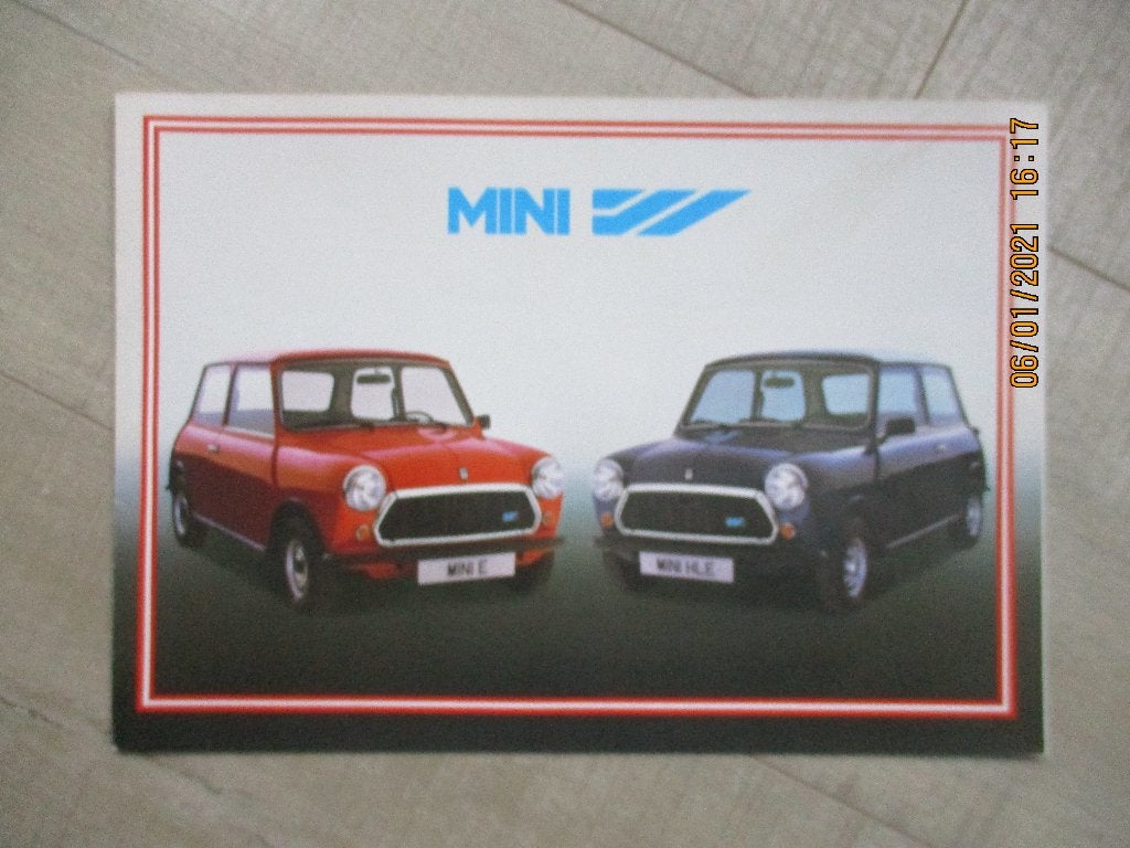 Austin Mini Classic 1982 -- Foldersetje --  SALE !!, Ophalen of Verzenden, Zo goed als nieuw, Overige merken