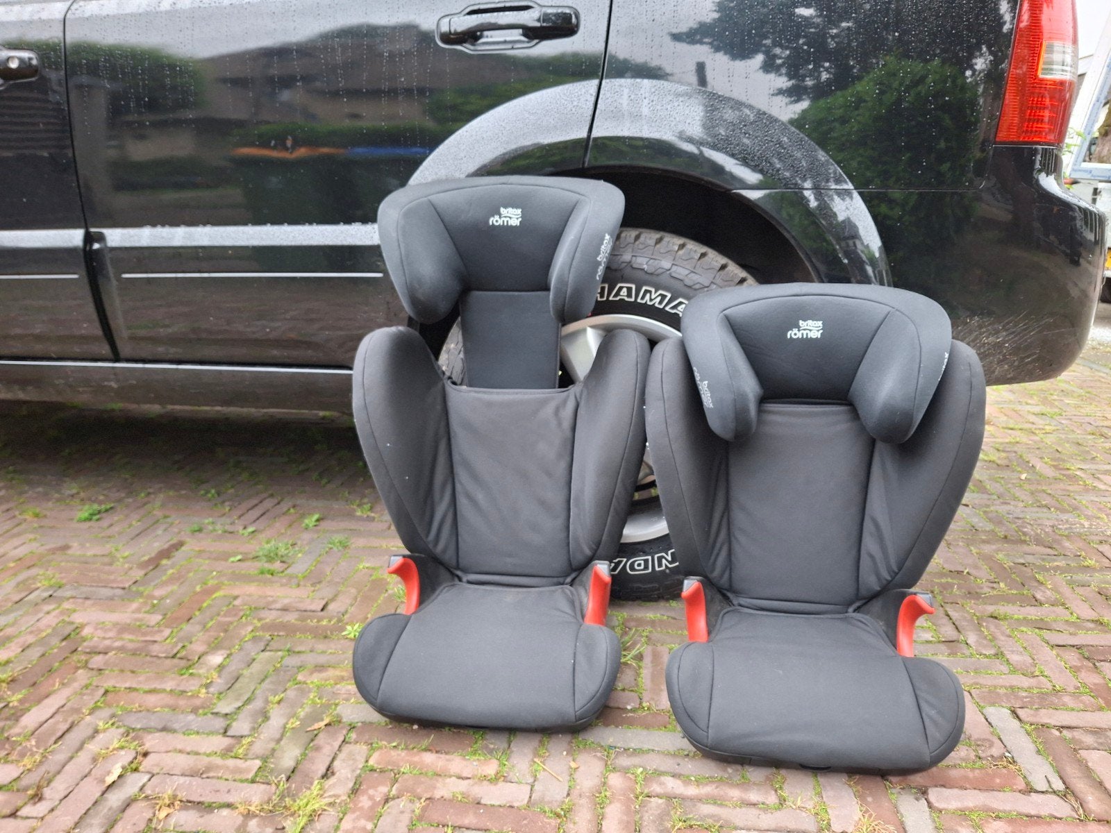 2x Römer Britax Kid 2 Cosmos Black ZGAN, Ophalen, Romer, 15 t/m 36 kg, Zijbescherming