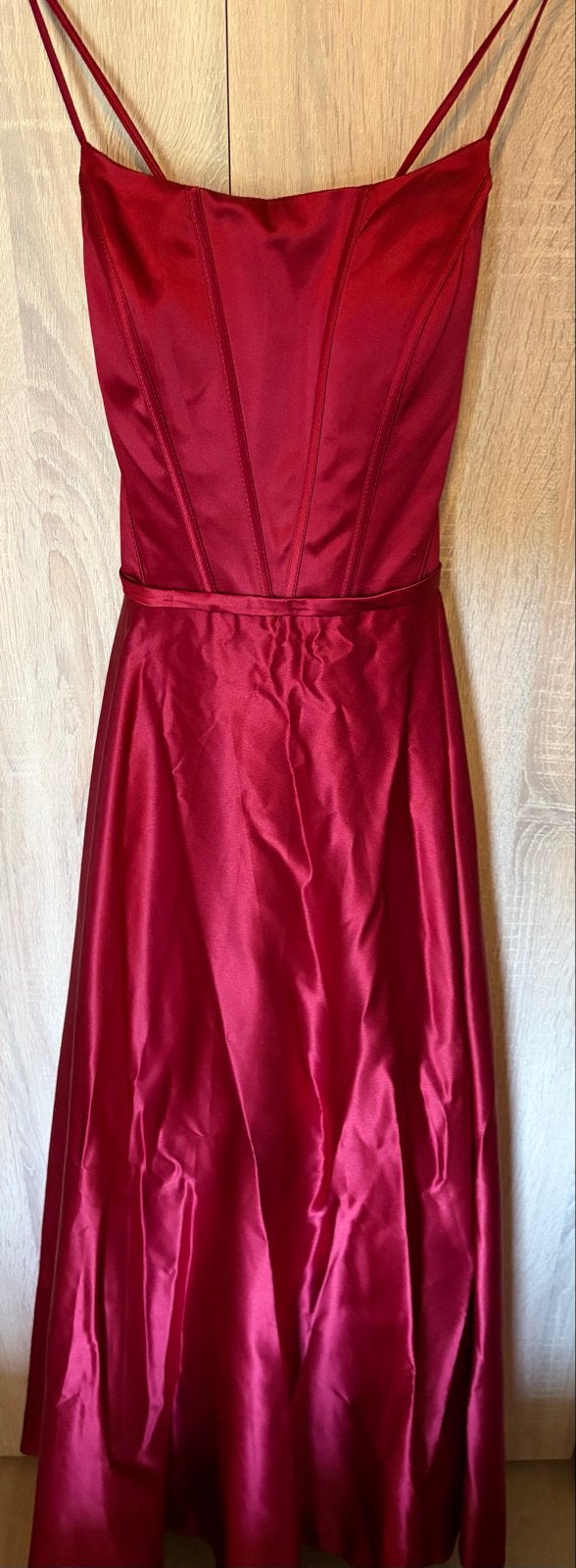 Burgundy rode jurk van JJ's House, maat S., Ophalen of Verzenden, Nieuw, Maat 36 (S), Rood