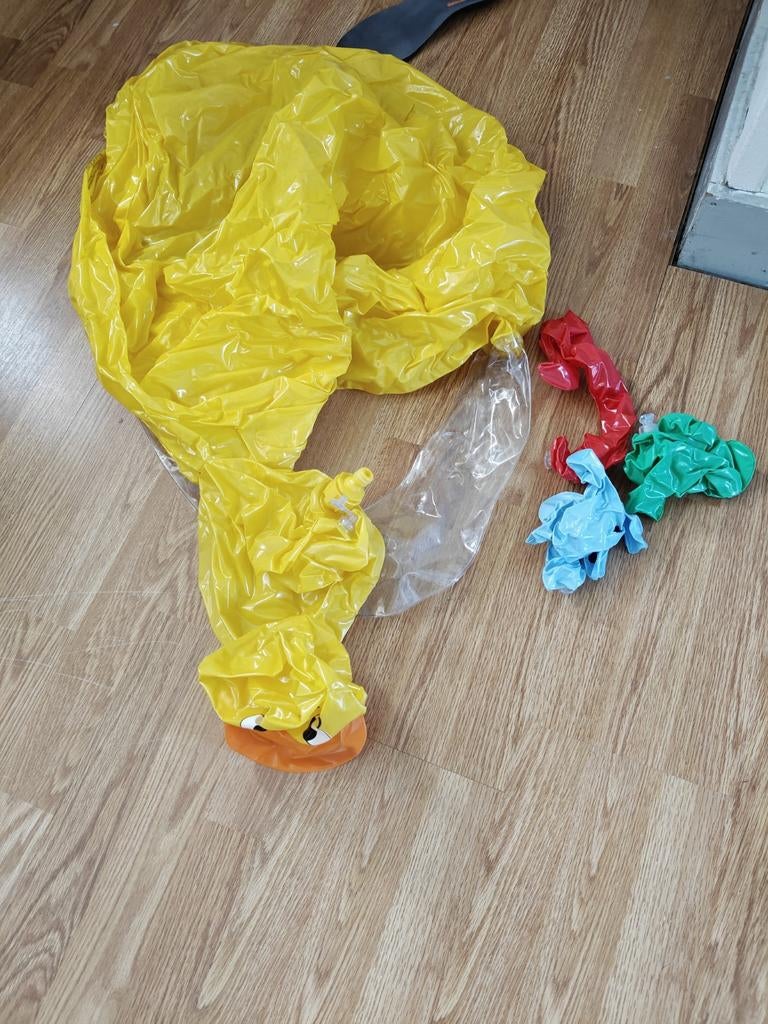 Kikkerbadje eend met 3 opblaasbare figuren, Ophalen of Verzenden