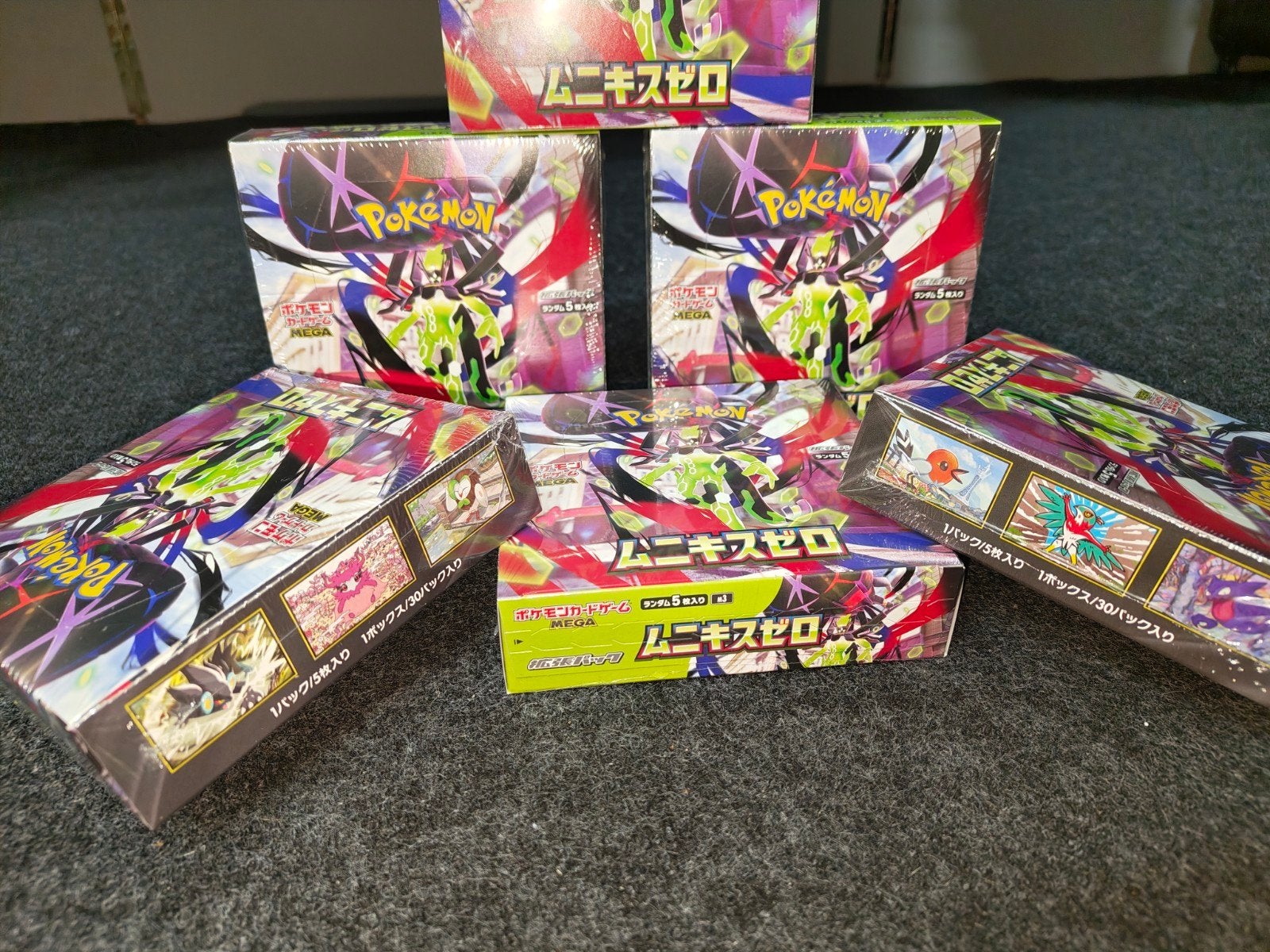 Pokémon Munikis Zero/Nihil Zero M3 BoosterBox sealed Japans, Ophalen of Verzenden, Nieuw, Boosterbox, Foil