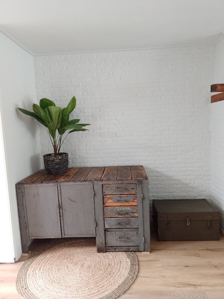 Kast, werkbank, toonbank, vintage, Ophalen