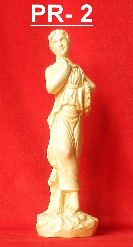 Pr2: Wit Beeldje van Gips van de Griekse Godin Persephone, Ophalen of Verzenden, Nieuw