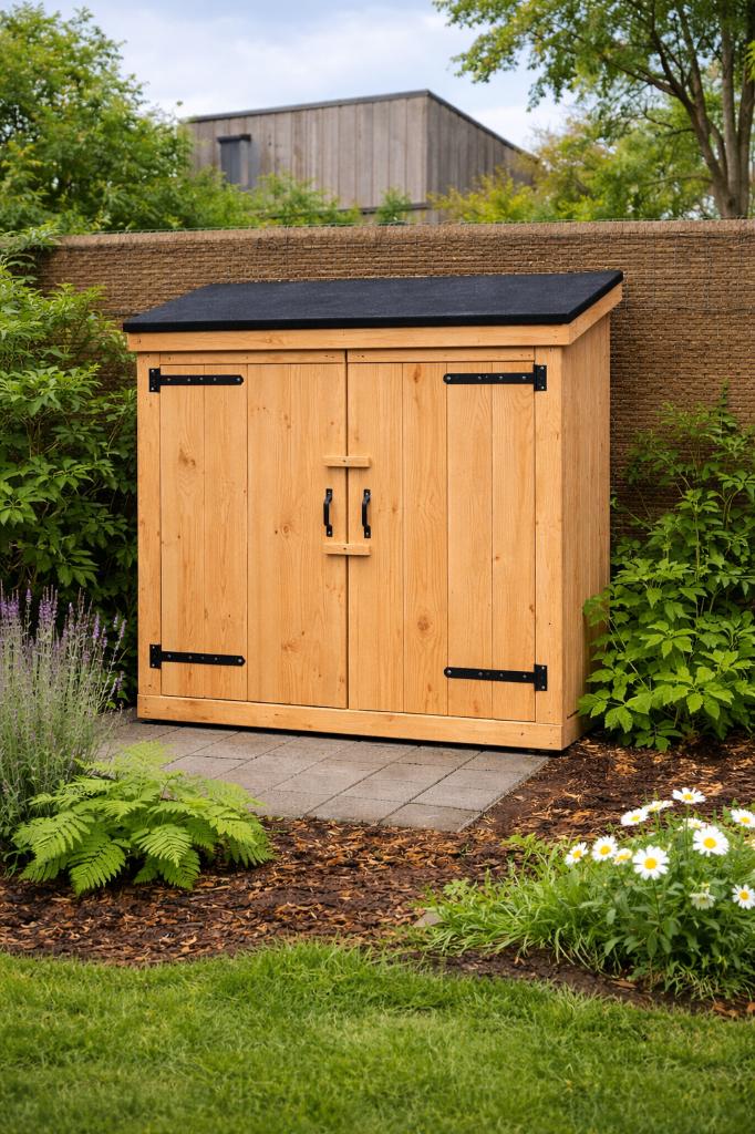 Douglas Tuinkast / Tuinschuur op maat – EPDM dak, Tuin en Terras, Ophalen, Nieuw, Hout, Overige typen