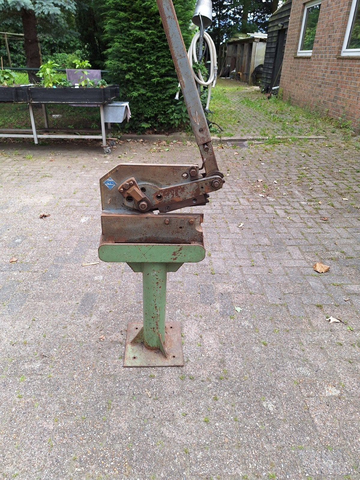 Plaatschaar Mubea, Doe-het-zelf en Verbouw, Gereedschap | Overige machines, Ophalen