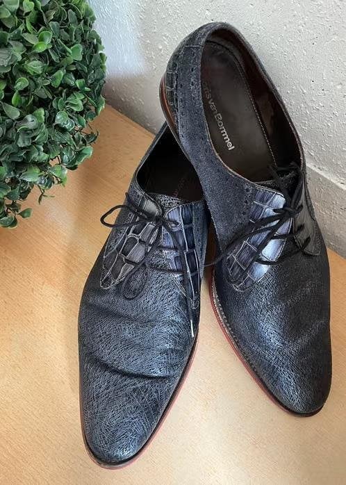 Floris van Bommel schoenen maat 45, Kleding | Heren, Schoenen, Blauw, Ophalen of Verzenden, Zo goed als nieuw, Veterschoenen