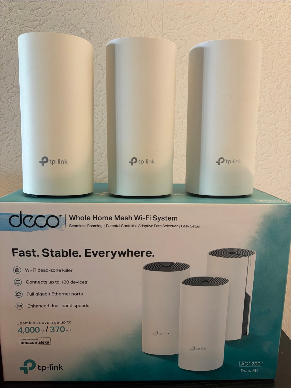 TP-Link Deco M4 AC1200 Whole Home Mesh Wi-Fi Systeem, Ophalen, Zo goed als nieuw, Router
