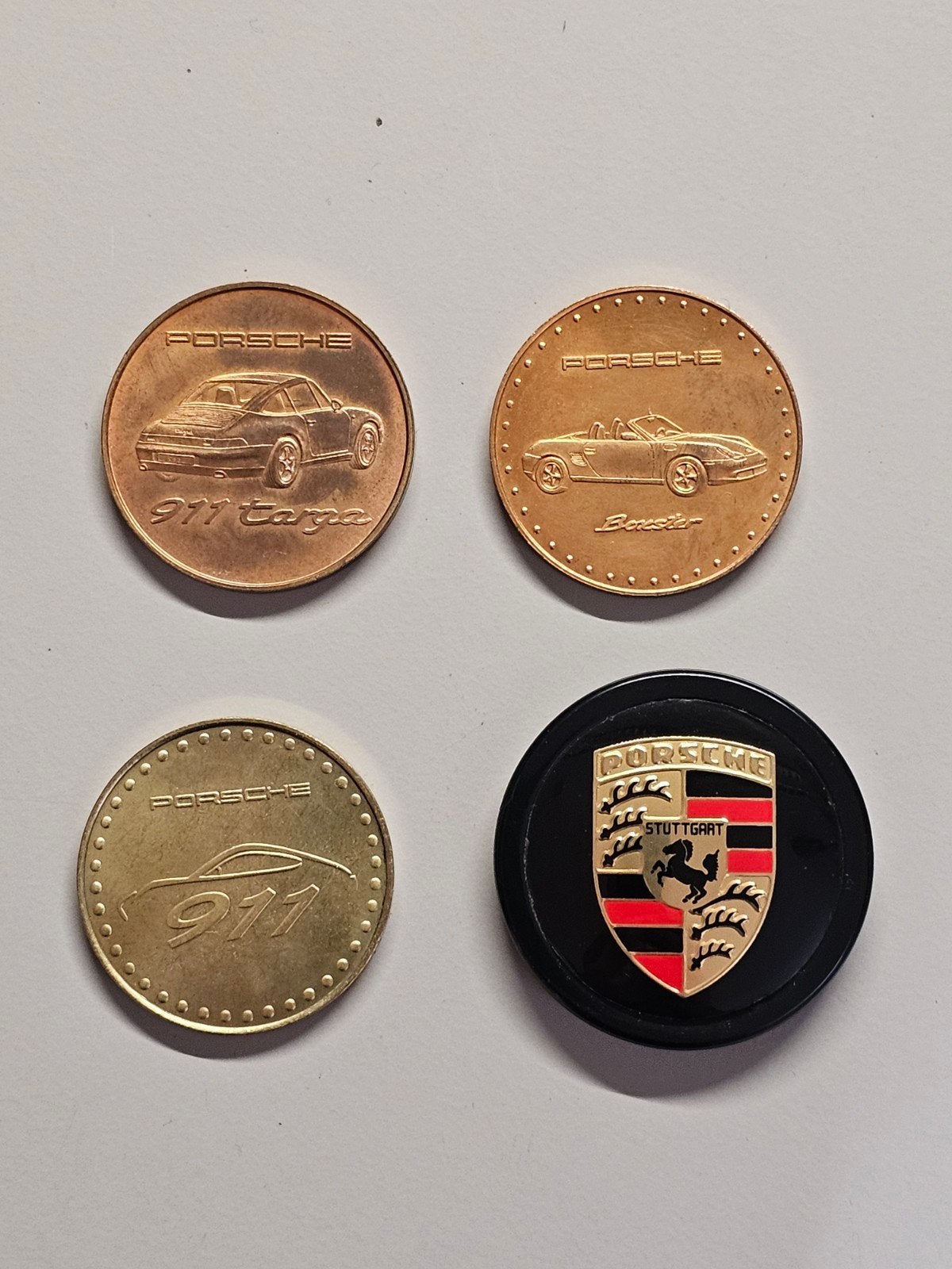 porsche munten, Postzegels en Munten, Ophalen of Verzenden, Overige landen, Overige waardes