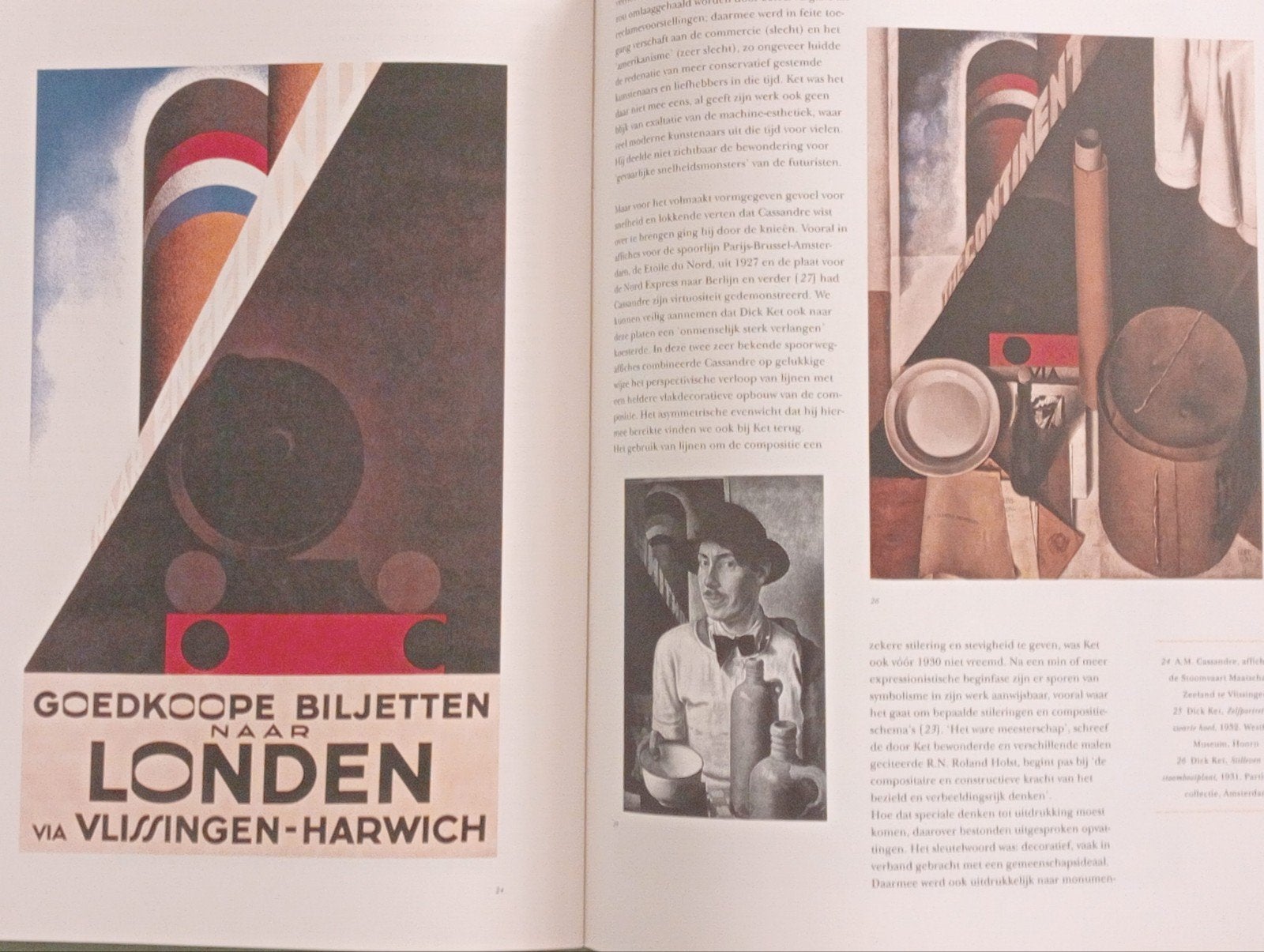 DICK KET A.M. Cassandre, Cafe Gooiland, Edgar Degas, Boeken, Ophalen of Verzenden, Gelezen, Overige onderwerpen, Diverse auteurs