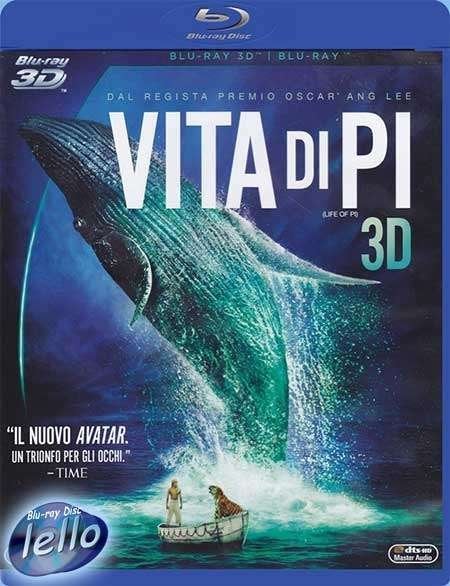 Blu-ray 3D: Life of Pi (2012 Suraj Sharma) IT nieuw, Ophalen of Verzenden, Nieuw in verpakking, 3D Blu-ray, Avontuur