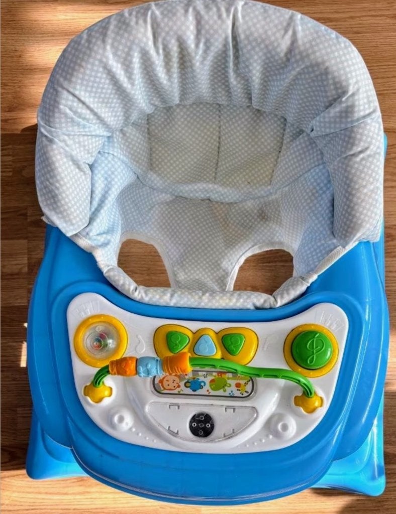 Bebies First Inklapbare Loopstoel Met Speelset, Ophalen, Gebruikt, Overige typen, Met wieltjes