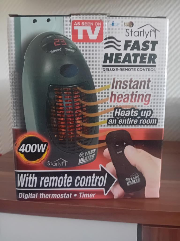 Starlyf Fast Heater 400W met afstandsbediening, Ophalen of Verzenden