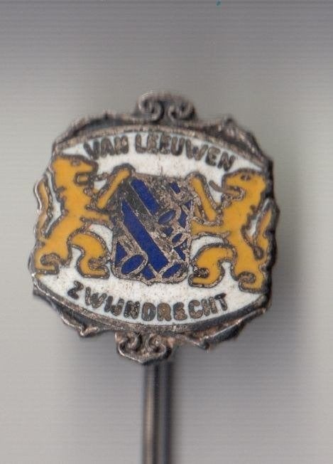 Van Leeuwen Buizen Zwijndrecht speldje, Gebruikt, Niet vindbaar, Niet vindbaar, Speldje of Pin