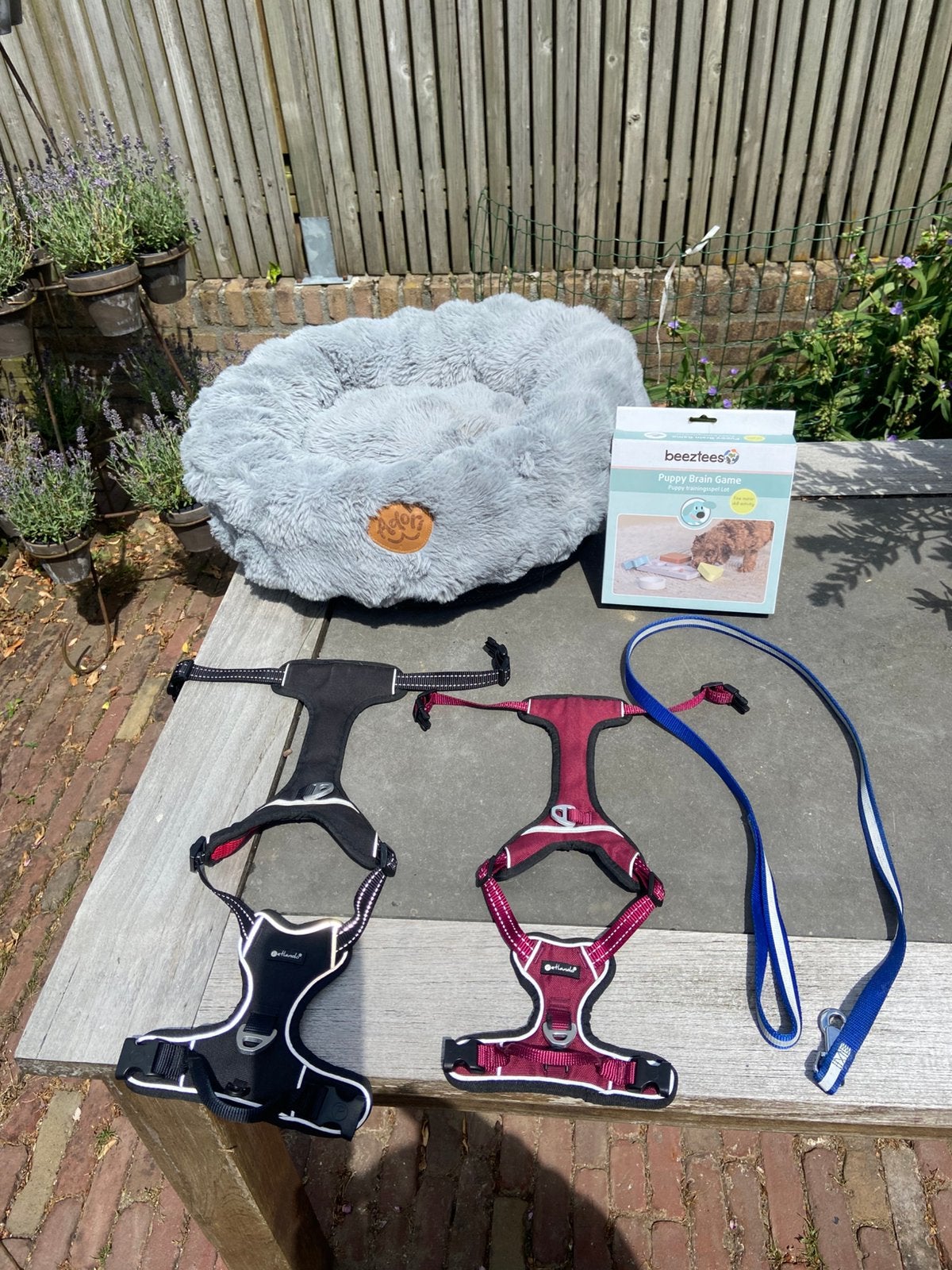 Puppy spullen. Tuigjes, donut, riempje, puzzel., Dieren en Toebehoren, Ophalen, Zo goed als nieuw
