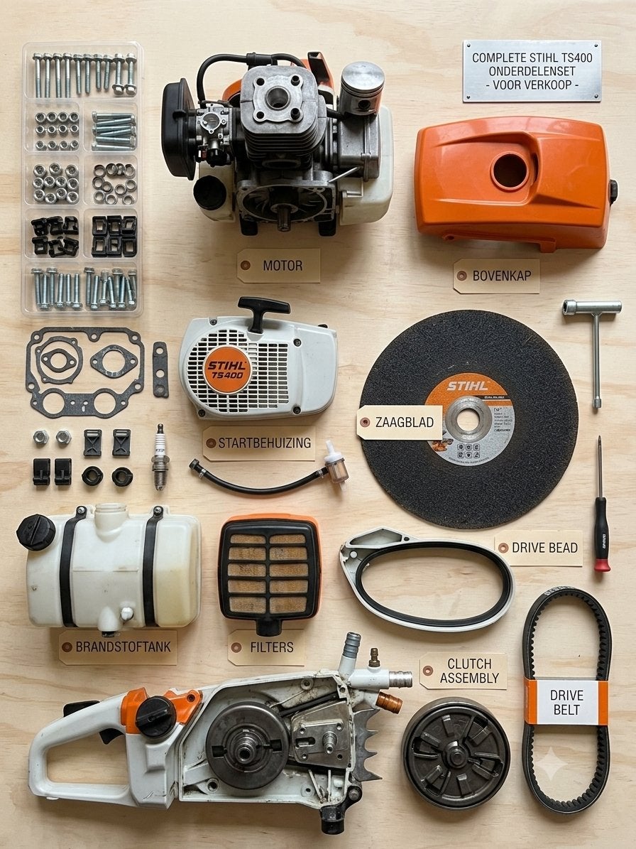 Complete Stihl TS400 Onderdelenset - Voor Verkoop, Ophalen, Gebruikt