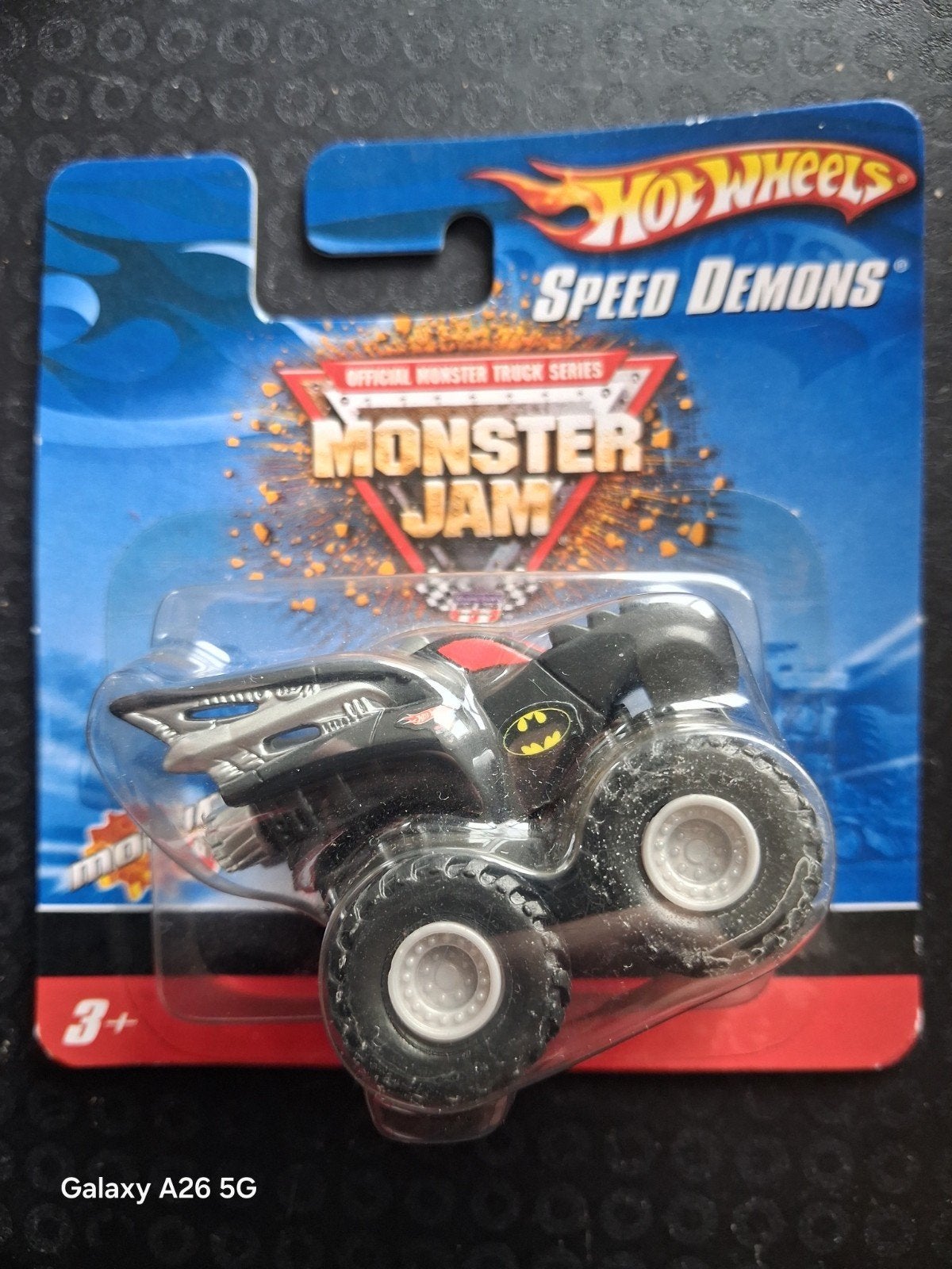 Hot Wheels Batmobile Monster Jam op kaart, Ophalen of Verzenden