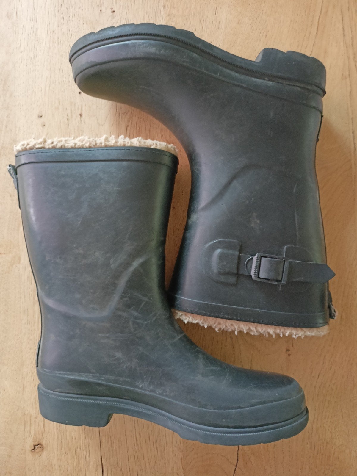 gevoerde regenlaarzen mt 37, Kinderen en Baby's, Kinderkleding | Schoenen en Sokken, Ophalen, Gebruikt, Jongen of Meisje, Laarzen
