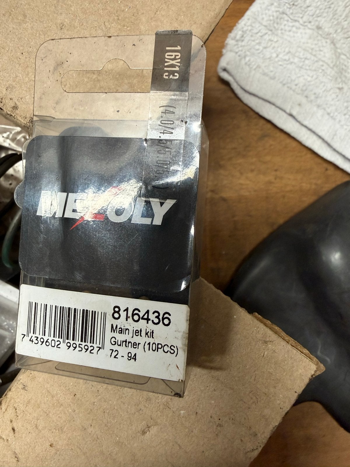 Mevoly Hoofdsproeierkit Gurtner (10 stuks) 72-94, Ophalen of Verzenden, Nieuw, Carburateur