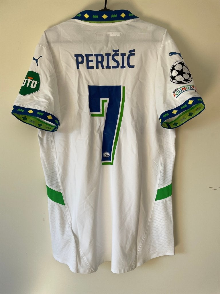 PSV Puma Voetbalshirt Wit Maat M 24/25 Third Perisic #7, Kleding | Heren, Puma, Maat 48/50 (M), Wit, Ophalen of Verzenden