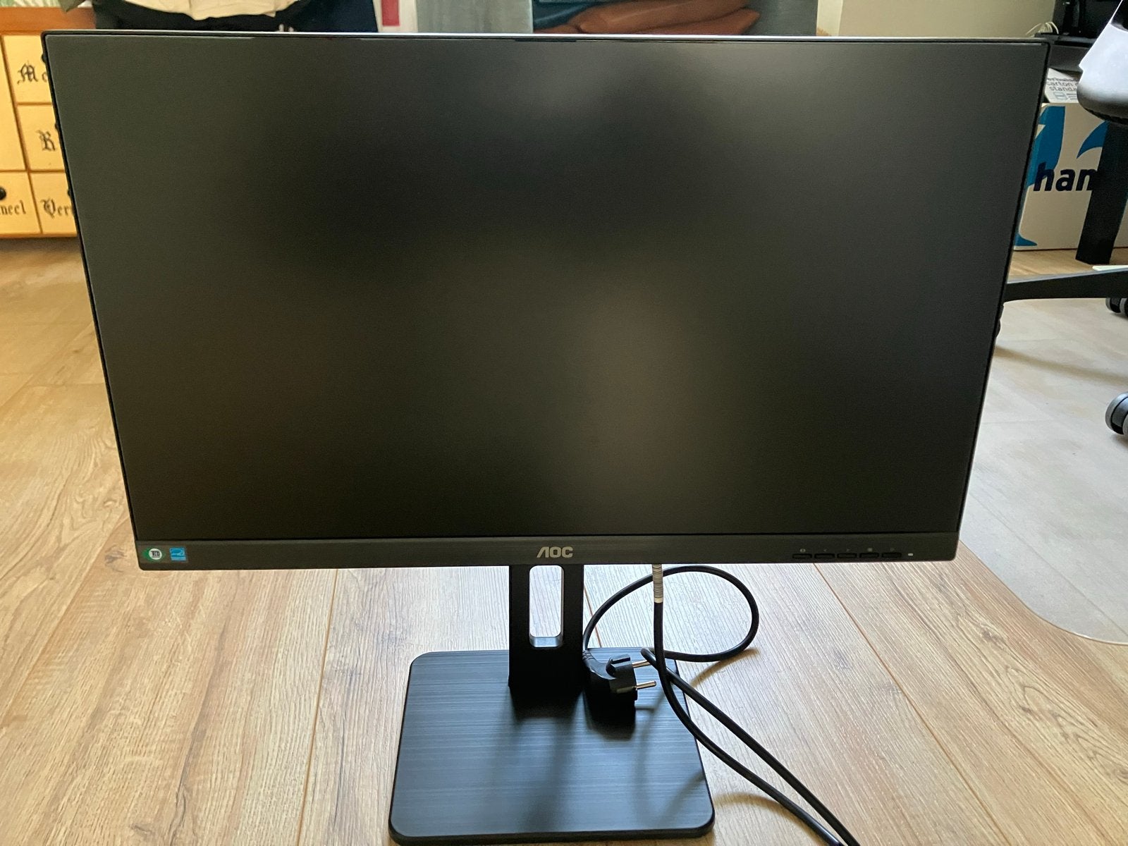 AOC 24P2Q 24 inch Full HD monitor - Zo goed als nieuw, Computers en Software, Ophalen, IPS, In hoogte verstelbaar, Full HD