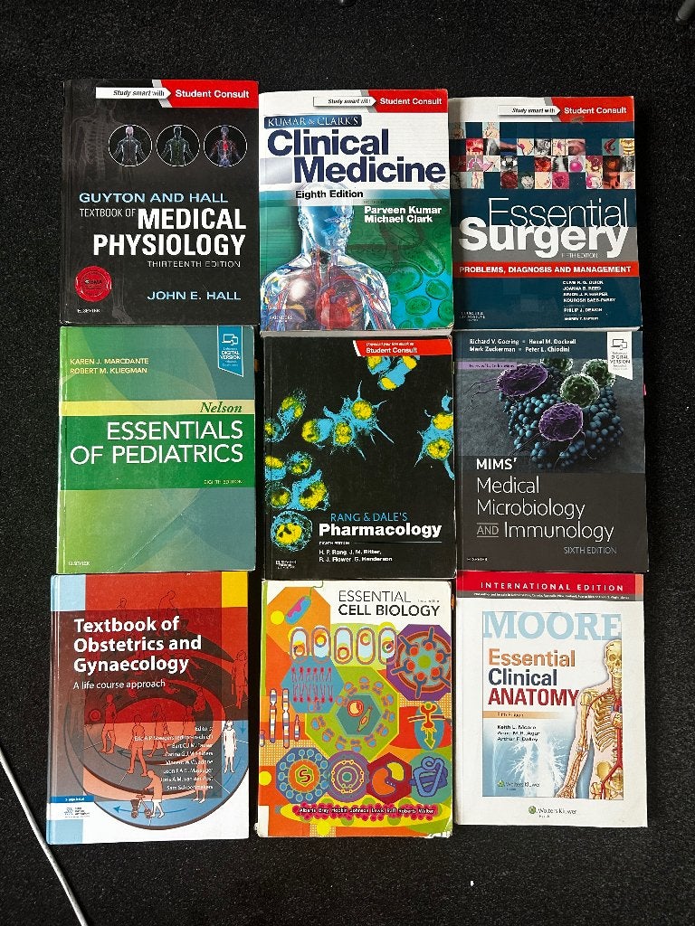 Geneeskunde boeken gehele studie, Ophalen of Verzenden, Beta, Gelezen, WO