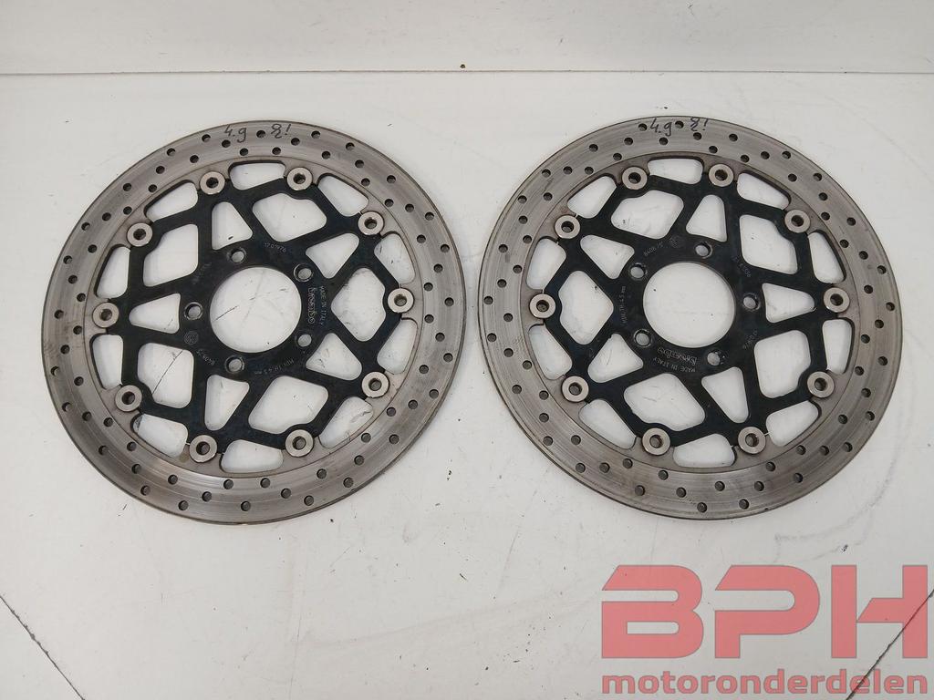 Set Brembo remschijven Suzuki GSX-R 600 750 1000 K1 K2 K3 20, Gebruikt, -, -, Ophalen of Verzenden