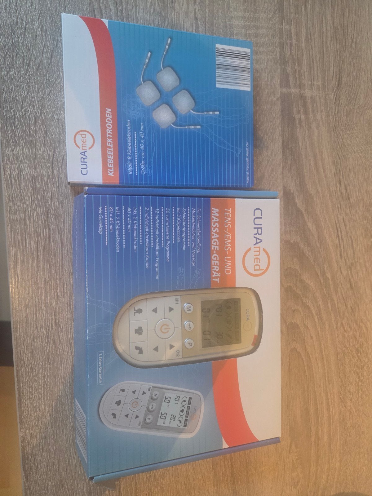 Nieuw CuraMed TENS/EMS en Massage-apparaat, Ophalen of Verzenden, Nieuw, Apparaat