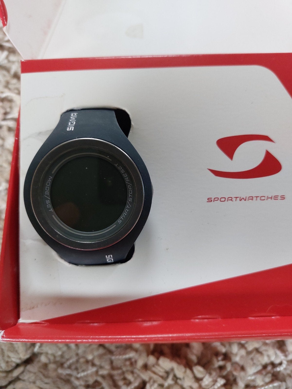 Sigma Sportwatch met hartslagmeter - Grijs, Sieraden, Tassen en Uiterlijk, Sporthorloges, Ophalen of Verzenden, Zo goed als nieuw