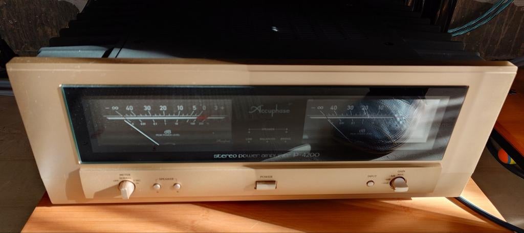 Accuphase P-4200 eindversterker met doos etc., Ophalen, Zo goed als nieuw, Overige merken