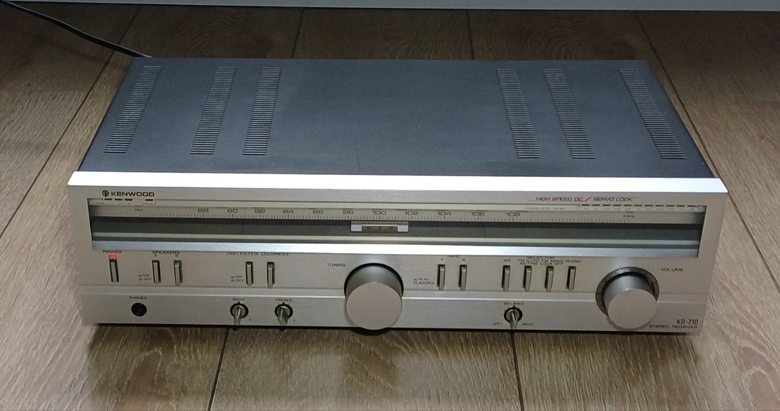 Kenwood KR-710 vintage stereo receiver volledig werkend, Ophalen of Verzenden, Gebruikt, Audio