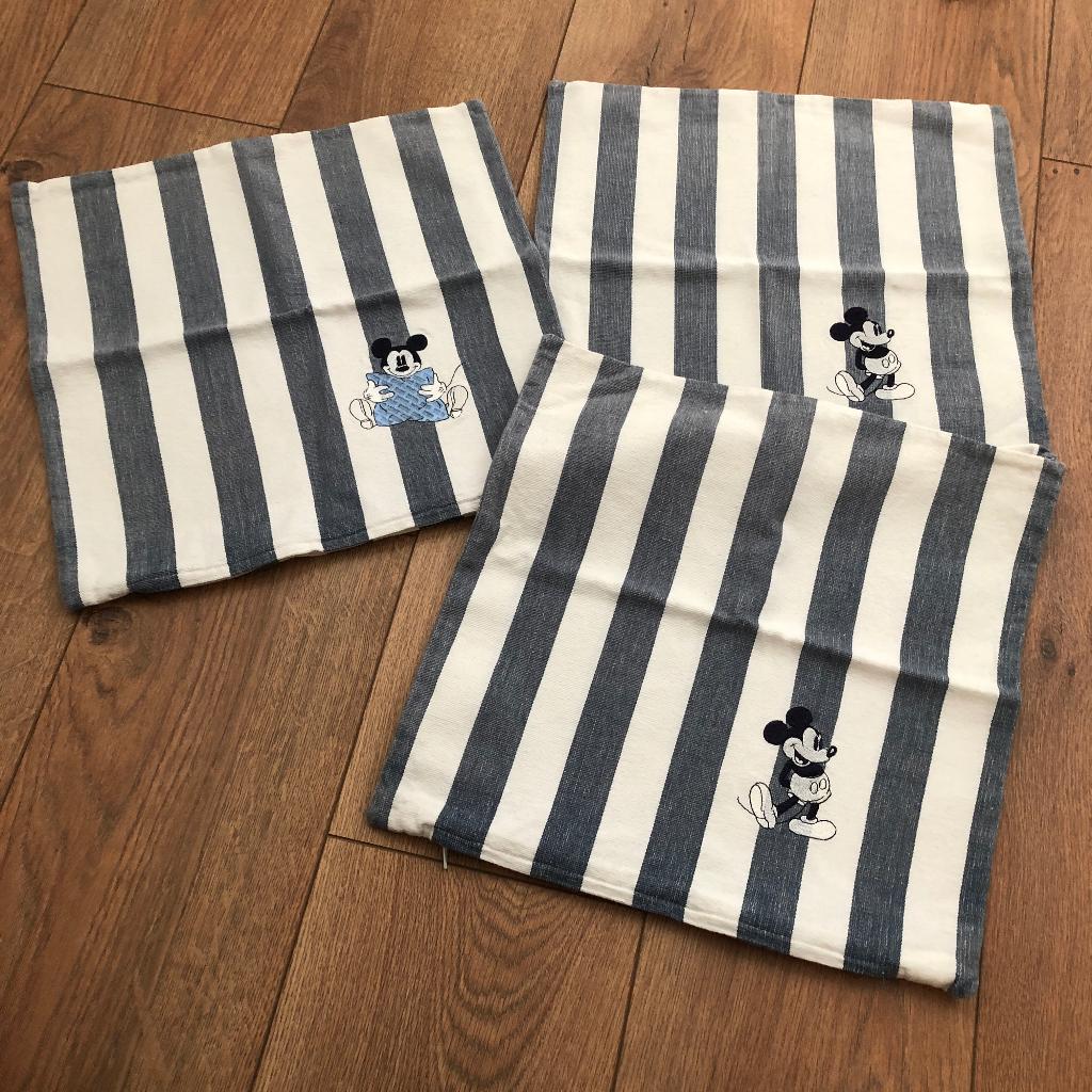 Set van 3 leuke kussenhoesjes Disney Mickey Mouse, Ophalen of Verzenden, Nieuw