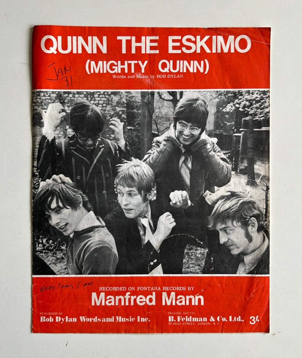 Sheet bladmuziek Manfred Mann, Ophalen of Verzenden, Gebruikt