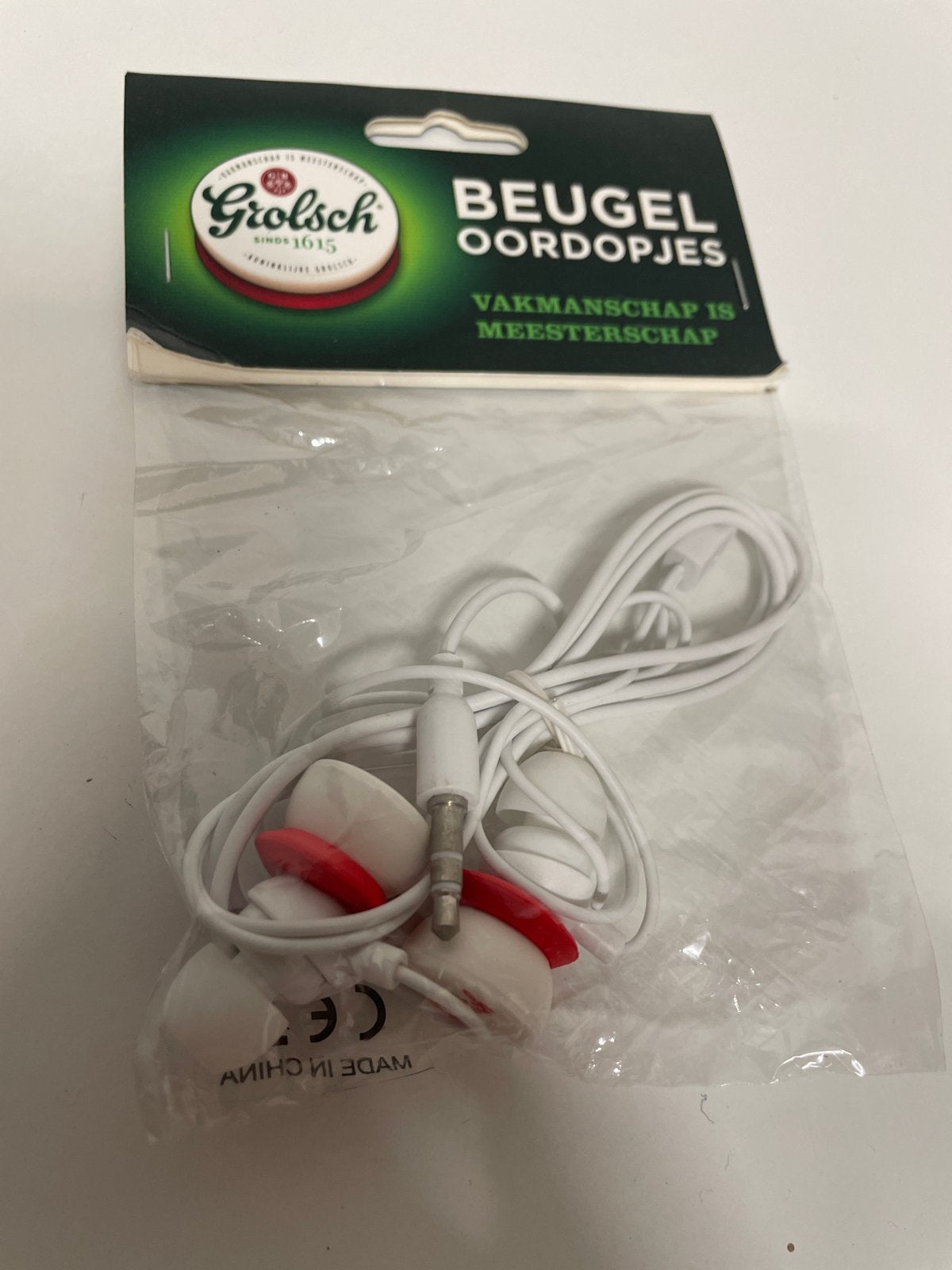 Grolsch Beugel Oordopjes - Nieuw in verpakking, Overige merken, In-ear, Nieuw, Ophalen of Verzenden