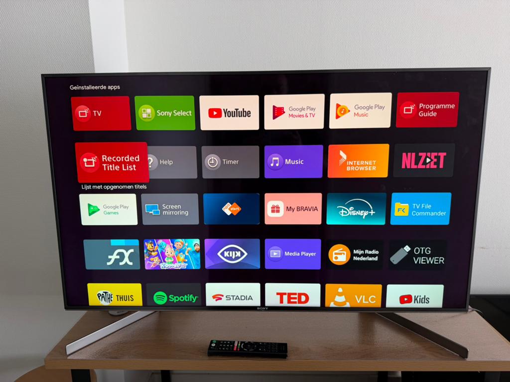 Sony Bravia Smart Led Android 49 inch 120HZ 4k, LED, 120 Hz, Ophalen of Verzenden, Zo goed als nieuw