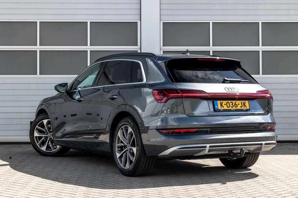 Audi e-tron 50 313pk quattro S edition 71 kWh | SoH 95% | Pa, Auto's, Automaat, Zwart, Vierwielaandrijving, SUV of Terreinwagen