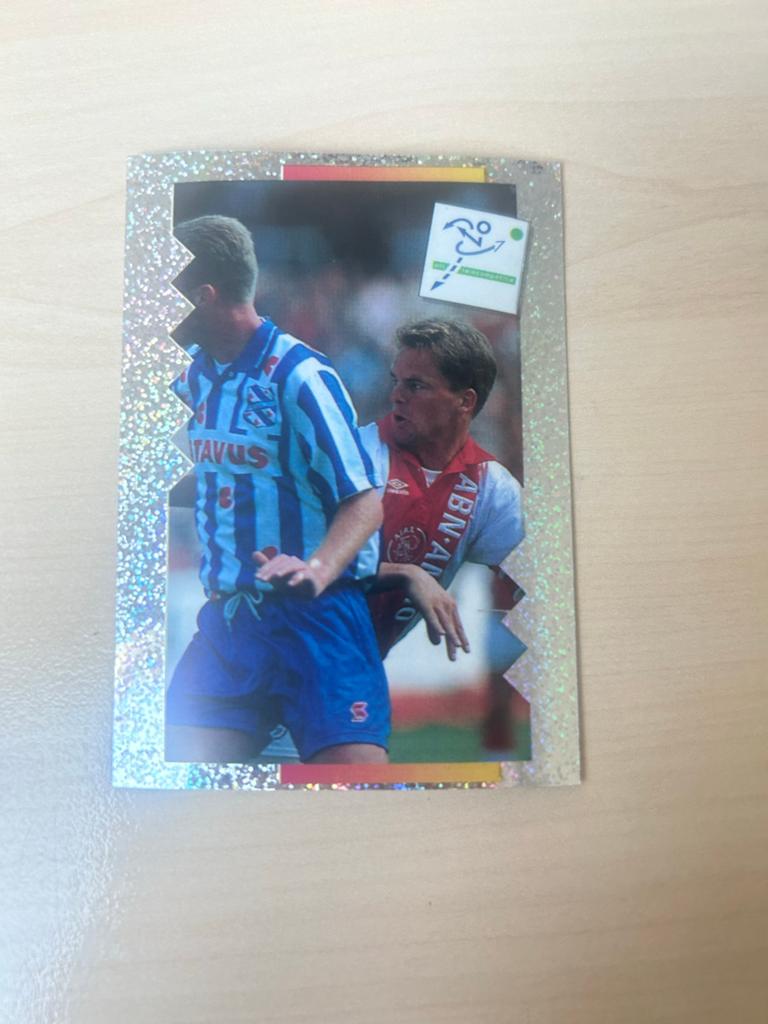 Panini Voetbal 95 Frank de Boer, Ophalen of Verzenden, Zo goed als nieuw, Sticker