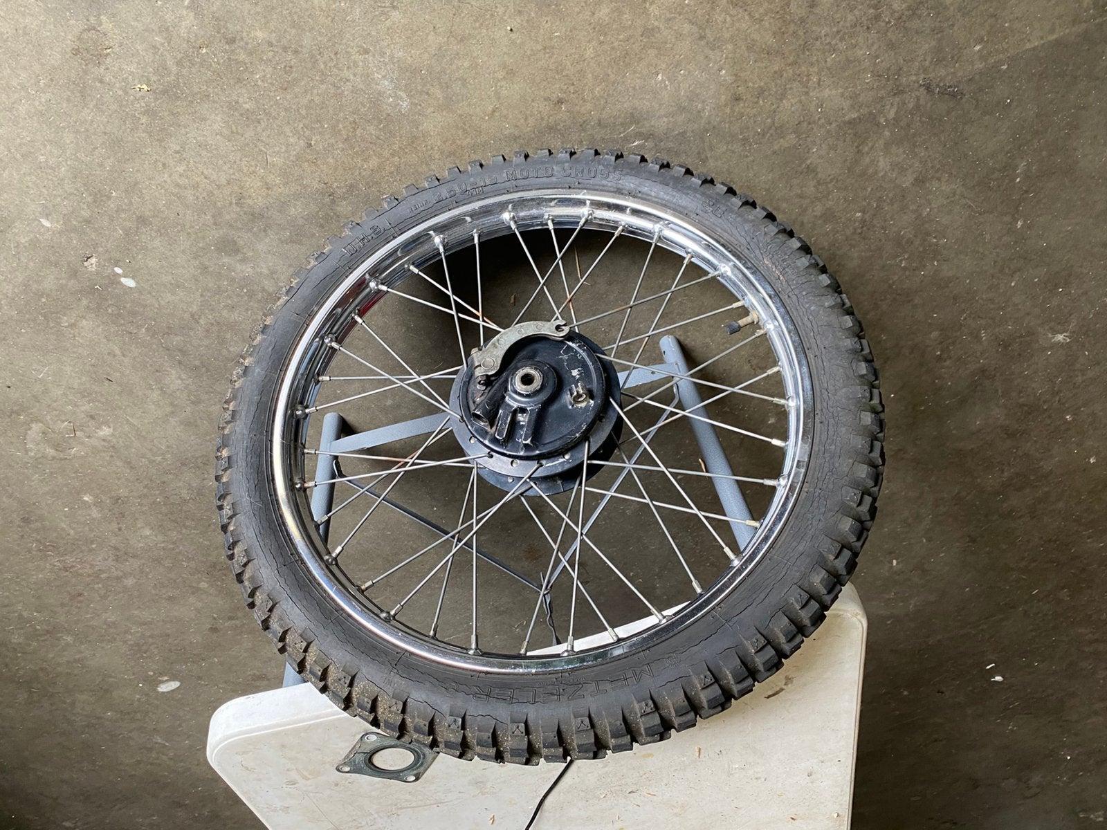 Araya wiel honda mt 19 inch, Ophalen of Verzenden, Gebruikt, Overige typen