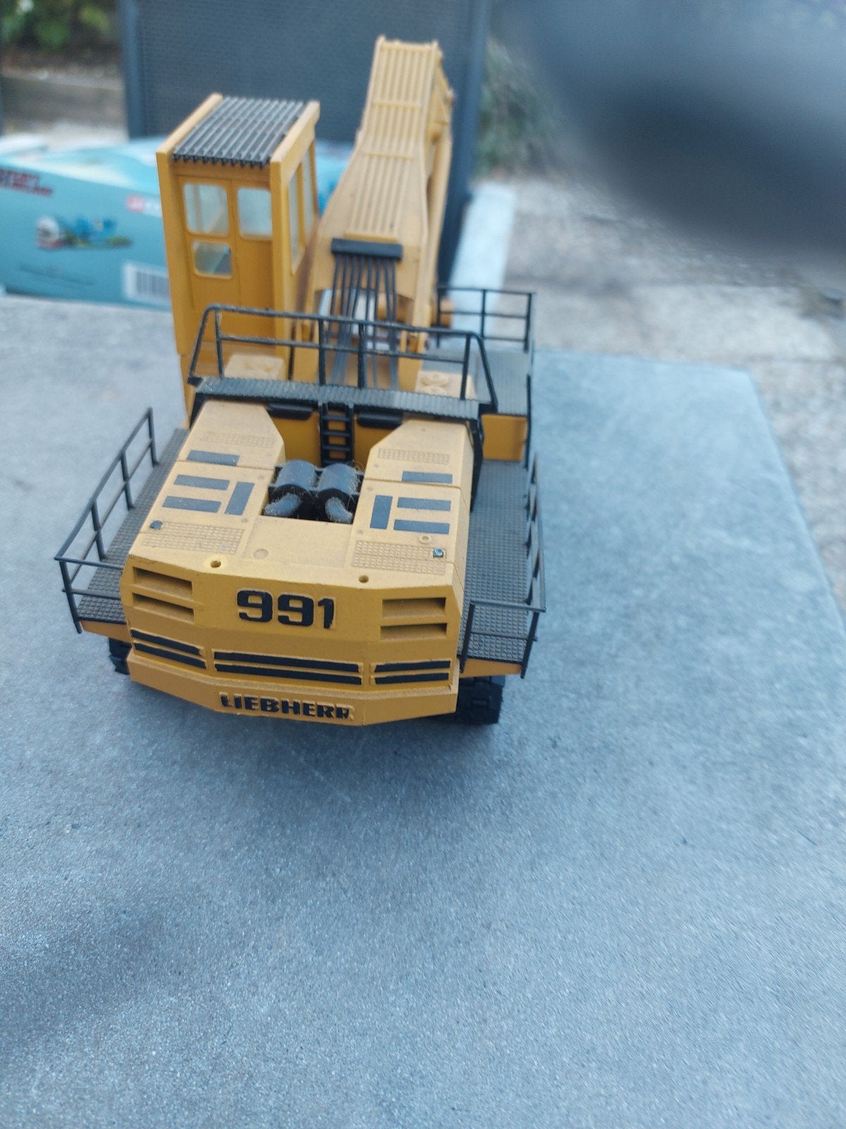Liebherr 991 Graafmachine Model - Geel, Ophalen of Verzenden, Gebruikt