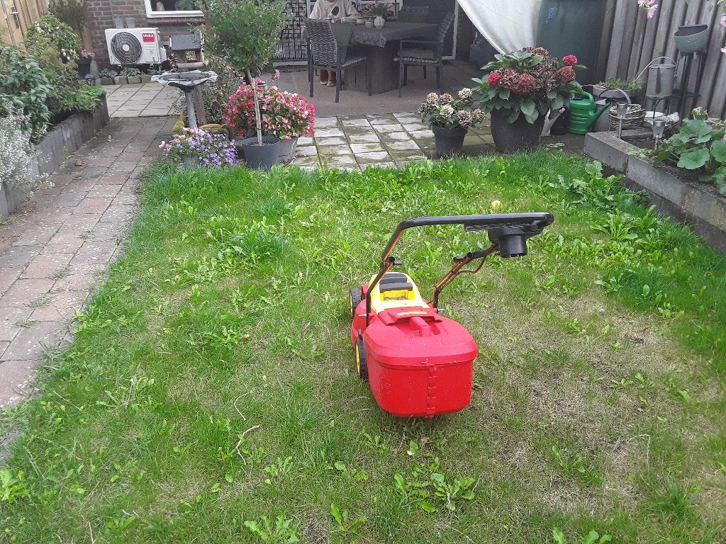 Wolf-Garten elektrische grasmaaier, Cirkelmaaier, Gebruikt, Elektrische grasmaaier, Ophalen of Verzenden