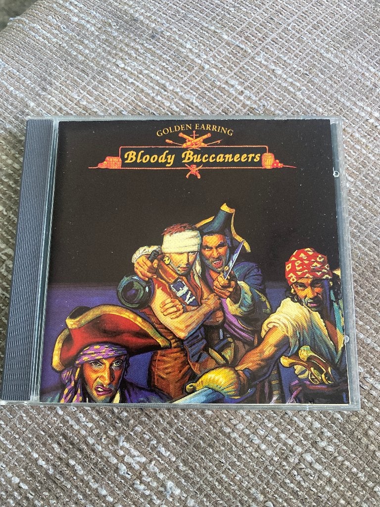 Golden Earring - Bloody Buccaneers CD (1991), Cd's en Dvd's, Ophalen of Verzenden, Zo goed als nieuw, Inclusief boekje, Classic Rock
