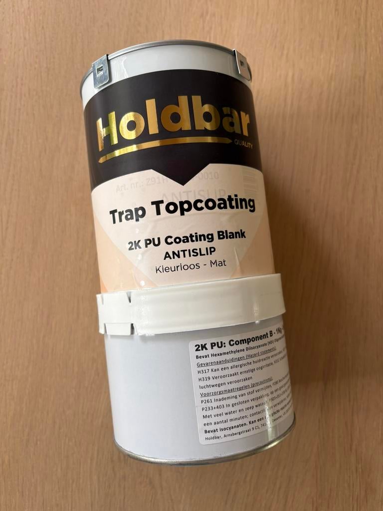 Holdbar trapcoating mat 1 liter, Ophalen of Verzenden, Nieuw