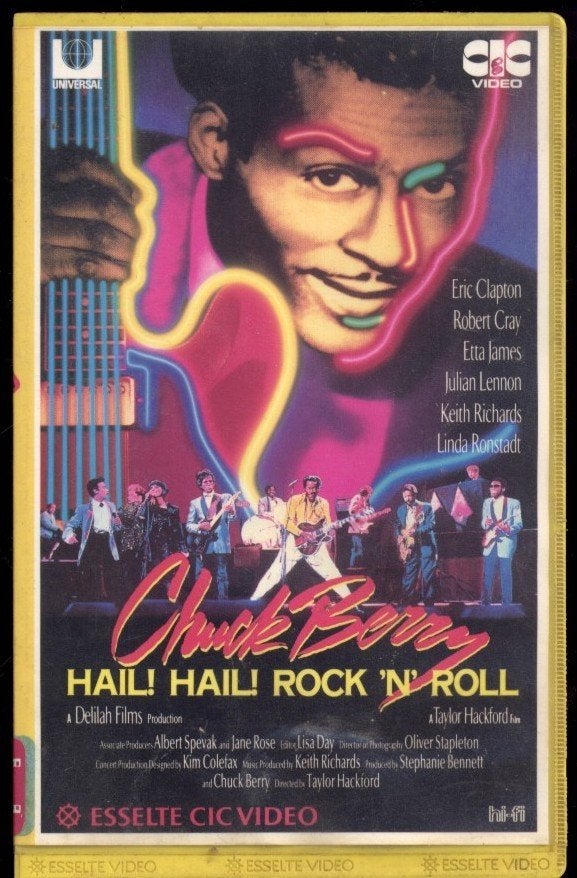 VHS  -  CHUCK BERRY - Hail hail Rock 'n' Roll, Alle leeftijden, Ophalen of Verzenden, Gebruikt, Horror