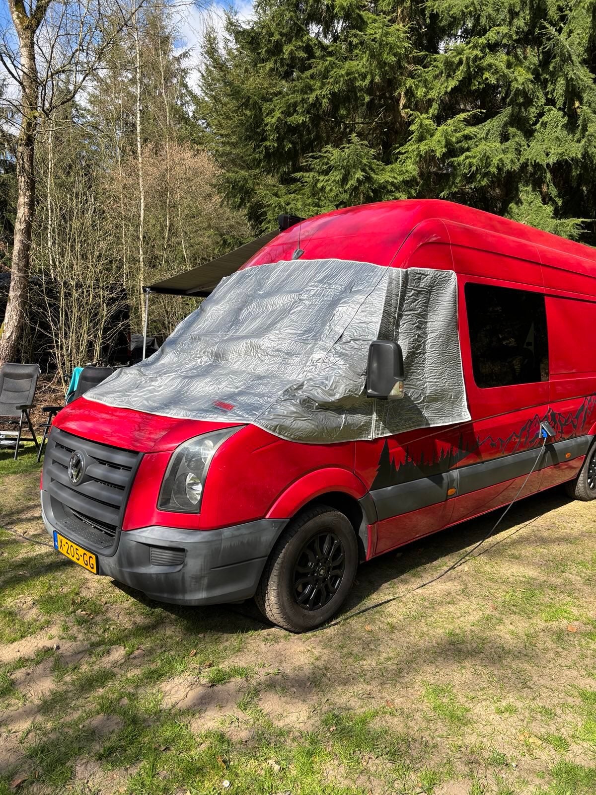 Fiamma Coverglas isolatiemat voorruit VW Crafter camper, Ophalen of Verzenden, Gebruikt