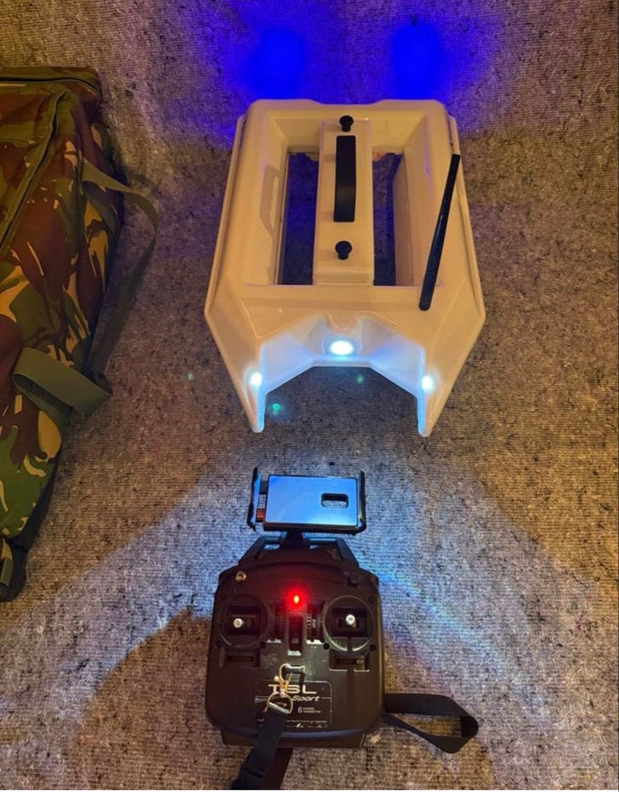 Xplorer mk2 baitboat met Dragonfly 5pro, accu en tas, Ophalen, Gebruikt, Overige typen